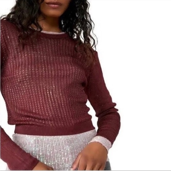 Free People H20 Crew Pullover NWT - Picture 3 of 4